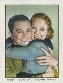 1933 British American Tobacco World Famous Cinema Artistes (Large) #15 Robert Young / Dorothy Jordan Front