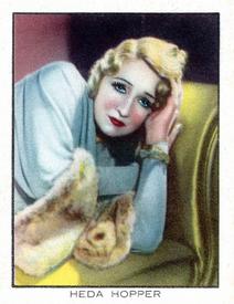 1933 British American Tobacco World Famous Cinema Artistes (Large) #26 Hedda Hopper Front