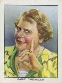 1933 British American Tobacco World Famous Cinema Artistes (Large) #38 Marie Dressler Front