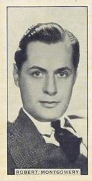 1932 British American Tobacco Cinema Artistes #28 Robert Montgomery Front