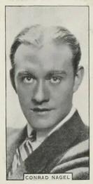 1932 British American Tobacco Cinema Artistes #38 Conrad Nagel Front