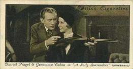 1931 Wills's Cinema Stars 3rd Series #2 Conrad Nagel / Genevieve Tobin Front