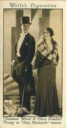 1931 Wills's Cinema Stars 3rd Series #17 Freeman Wood / Clara Kimball Young Front