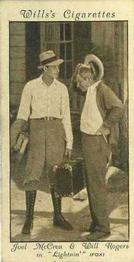 1931 Wills's Cinema Stars 3rd Series #23 Joel McCrea / Will Rogers Front