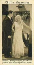1931 Wills's Cinema Stars 3rd Series #27 Robert Montgomery / Joan Crawford Front
