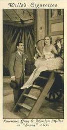 1931 Wills's Cinema Stars 3rd Series #32 Lawrence Gray / Marilyn Miller Front