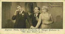 1931 Wills's Cinema Stars 3rd Series #42 Seymour Hicks / Clifford Heatherley / Margot Grahame Front