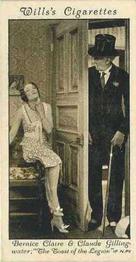 1931 Wills's Cinema Stars 3rd Series #45 Bernice Claire / Claude Gillingwater Front