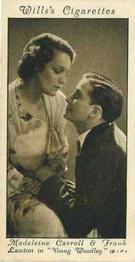1931 Wills's Cinema Stars 3rd Series #50 Madeleine Carroll / Frank Lawton Front