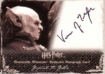 2009 Artbox Harry Potter Memorable Moments Series 2 - Autographs #NNO Verne Troyer Front