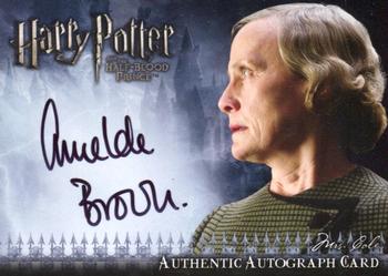 2009 Artbox Harry Potter and the Half-Blood Prince Update - Autographs #NNO Amelda Brown Front