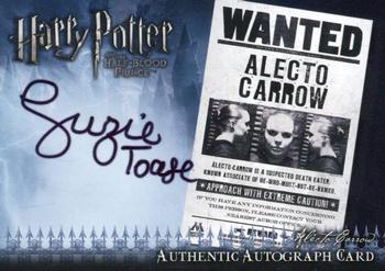 2009 Artbox Harry Potter and the Half-Blood Prince - Autographs #NNO Suzanne Toase Front