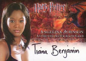 2005 ArtBox Harry Potter and the Goblet of Fire - Autographs #NNO Tiana Benjamin Front