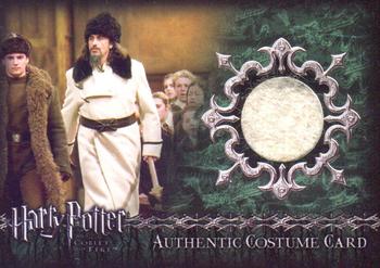 2006 Artbox Harry Potter and the Goblet of Fire Update - Costume Cards #C9 Predrag Bjelac as Igor Karkaroff Front