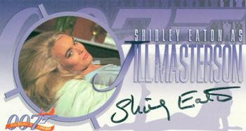 1998 Inkworks The Women of James Bond - Autographs #A4 Shirley Eaton as Jill Masterson Front