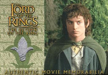 2004 Topps Lord of the Rings: The Return of the King Update - Memorabilia Cards #NNO Frodo’s Grey Havens Vest Front