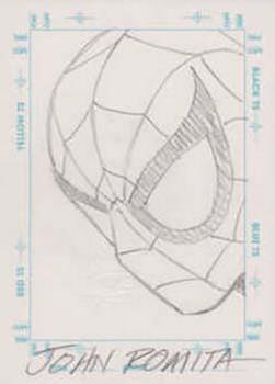 1998 SkyBox Marvel: The Silver Age - Sketches #NNO John Romita Sr. Front
