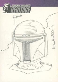 2004 Topps Heritage Star Wars - Sketches Wave 2 #NNO Christian Dalla Vecchia Front