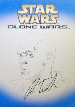 2004 Topps Star Wars: Clone Wars - Sketches #NNO Robert Teranishi Front
