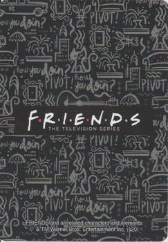 2020 Aquarius Friends Cast Playing Cards #3♣ Chandler Bing / Matthew Perry / Monica Geller / Courteney Cox Back
