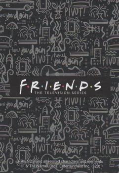 2020 Aquarius Friends Cast Playing Cards #J♣ Chandler Bing / Matthew Perry / Ross Geller / David Schwimmer Back