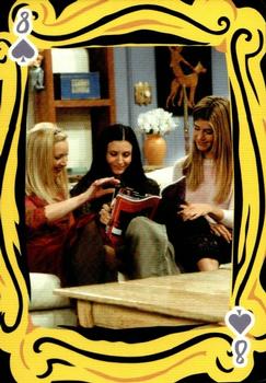 2020 Aquarius Friends Cast Playing Cards #8♠ Phoebe Buffay / Lisa Kudrow / Monica Geller / Courteney Cox / Rachel Green / Jennifer Aniston Front