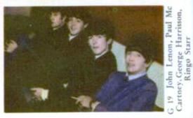 1964 Dutch Gum G Set #19 Beatles Front