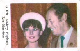 1964 Dutch Gum G Set #108 Audrey Hepburn / Rex Harrison Front