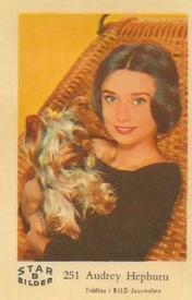 1962 Dutch Gum Star Bilder B #251 Audrey Hepburn Front