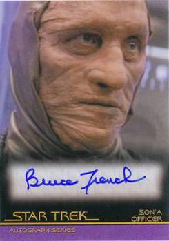 2010 Rittenhouse The Quotable Star Trek Movies - Autographs #A85 Bruce French Front