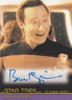 2010 Rittenhouse The Quotable Star Trek Movies - Autographs #A100 Brent Spiner Front