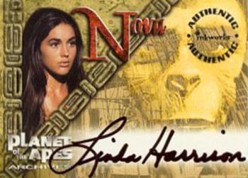 1999 Inkworks The Planet of the Apes Archives - Autographs #A1 Linda Harrison Front