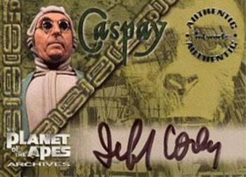 1999 Inkworks The Planet of the Apes Archives - Autographs #A3 Jeff Corey Front