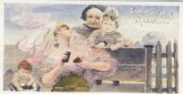 1899 Stollwerck Album 3 Gruppe 80 Die Chocoladen-Fee (The Chocolate Fairy) #1 Grossmutter und Enkelin Front