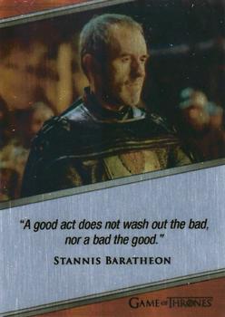 2021 Rittenhouse Game of Thrones Iron Anniversary Series 2 - Expressions #E14 Stannis Baratheon Front