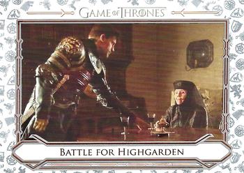 2021 Rittenhouse Game of Thrones Iron Anniversary Series 2 - Battles #B18 Battle for Highgarden Front