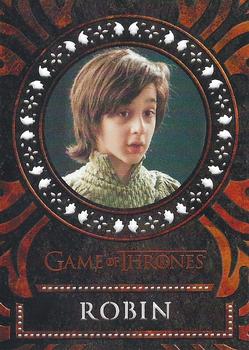 2021 Rittenhouse Game of Thrones Iron Anniversary Series 2 - GOT Laser #LC48 Robin Arryn Front