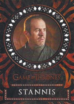 2021 Rittenhouse Game of Thrones Iron Anniversary Series 2 - GOT Laser #LC54 Stannis Baratheon Front