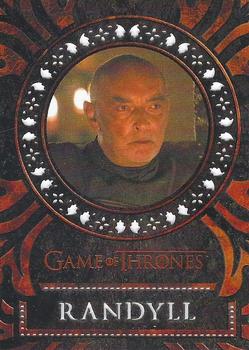 2021 Rittenhouse Game of Thrones Iron Anniversary Series 2 - GOT Laser #LC84 Lord Randyll Tarly Front