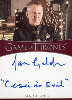 2021 Rittenhouse Game of Thrones Iron Anniversary Series 2 - Inscription Autographs #NNO Ian Gelder Front