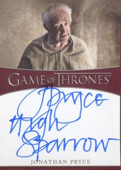 2021 Rittenhouse Game of Thrones Iron Anniversary Series 2 - Inscription Autographs #NNO Jonathan Pryce Front