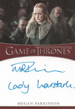 2021 Rittenhouse Game of Thrones Iron Anniversary Series 2 - Inscription Autographs #NNO Megan Parkinson Front