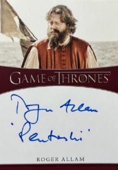 2021 Rittenhouse Game of Thrones Iron Anniversary Series 2 - Inscription Autographs #NNO Roger Allam Front