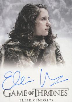 2021 Rittenhouse Game of Thrones Iron Anniversary Series 2 - Autographs Full Bleed #NNO Ellie Kendrick Front