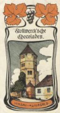 1902 Stollwerck Album 5 Gruppe 219 Malerische Burgen und Orte (Picturesque castles and places) #1 Hirsau am Nagold Front