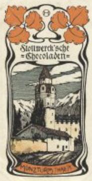 1902 Stollwerck Album 5 Gruppe 219 Malerische Burgen und Orte (Picturesque castles and places) #2 Munzturm Front