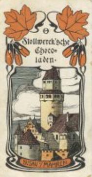 1902 Stollwerck Album 5 Gruppe 219 Malerische Burgen und Orte (Picturesque castles and places) #3 Busau in Mahren Front