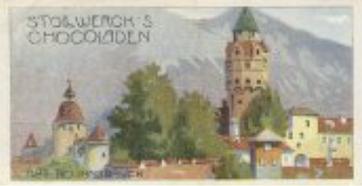 1899 Stollwerck Album 3 Gruppe 83 Schöne Plätze aus Oesterreich (Nice places in Austria) #2 Hall bei Innsbruck Front