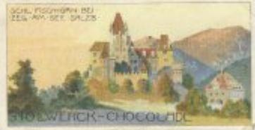 1899 Stollwerck Album 3 Gruppe 83 Schöne Plätze aus Oesterreich (Nice places in Austria) #3 Schloss Fischhorn bei Zell am See Salzb. Front