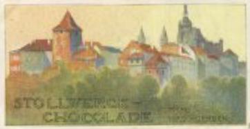 1899 Stollwerck Album 3 Gruppe 83 Schöne Plätze aus Oesterreich (Nice places in Austria) #6 Prag-Hirschgraben Front